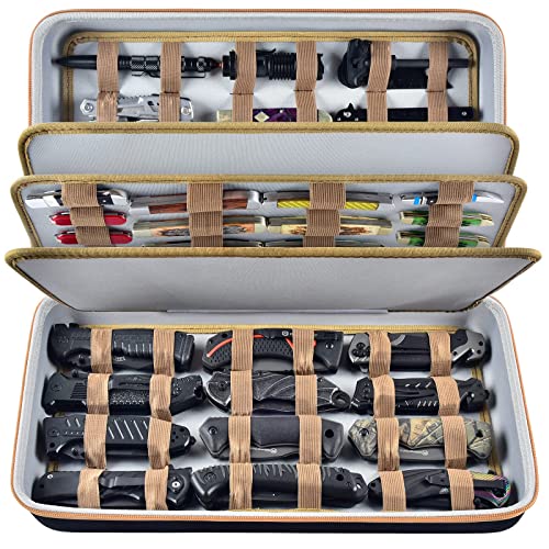 Knife Display Case for 64+ Pocket Knives...