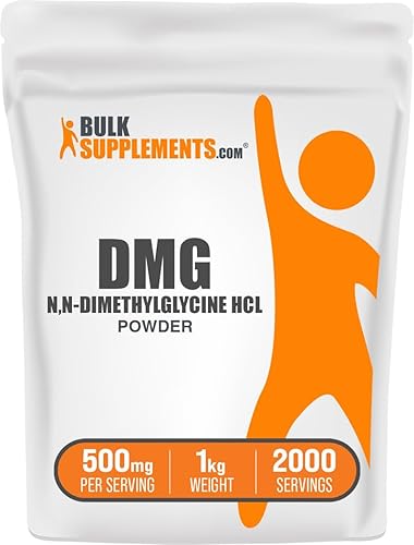 Miniatura 6 de BulkSupplements. com DMG Polvo - como N,N-Dimetilglicina HCl, DMG Suplemento - Sin gluten, 500 mg por porción, 17.64 oz (1.1 libras) (paquete de 1)