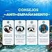 Imagen de Gafas de Buceo Profesional para Adulto Gafas Snorkel Adulto Panorámico de 180°Vidrio Templado Máscara Set de Snorkel Dry Top para Hombres Mujeres