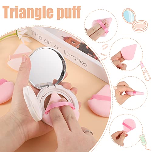 image for Pimoys 6 Pieces Powder Puff Face Triangle Makeup Sponge Soft Powder Pu