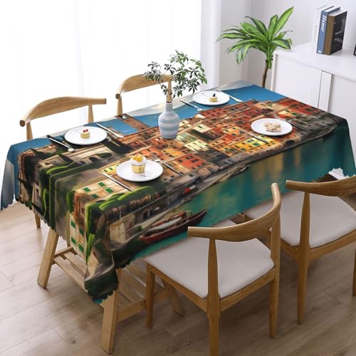 Nappe rectangulaire en tissu imprimé italien pour table de buffet - 3