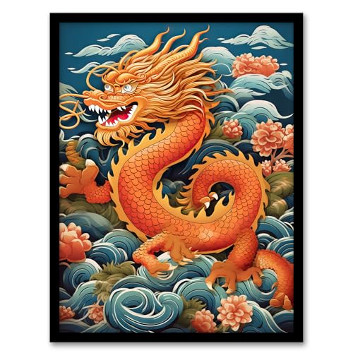 2024 Chinese Year Of The Dragon Art Print