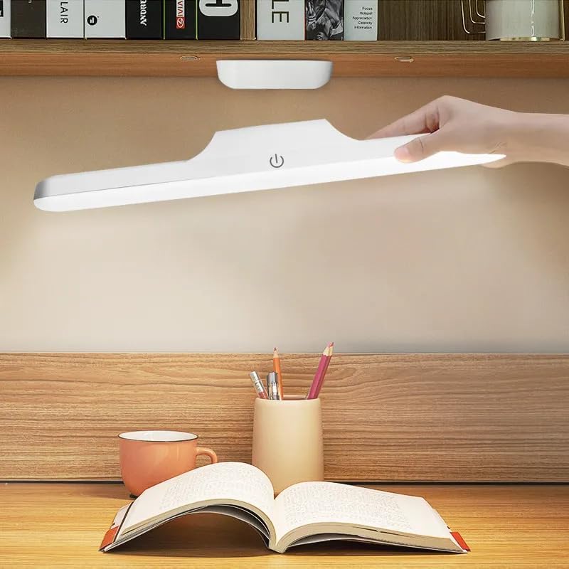 Magnetic LED Desk Lamp, USB Rechargeable, Touch-Controlled with 3 Adjustable Brightness Modes, Compact & Lightweight for Studying, Reading, Dorms, Bedrooms, Travel-image-27