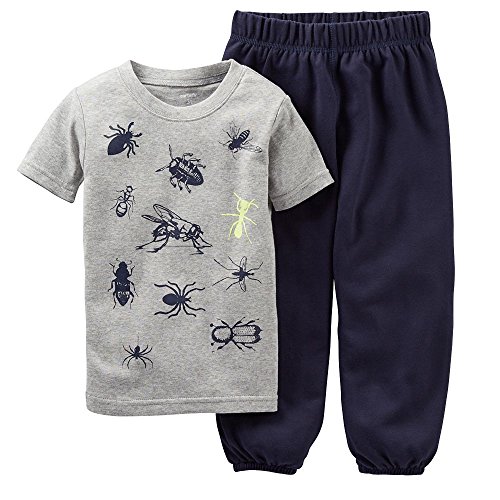 Pyjama Carter's garçon manches courtes ensemble de nuit respirant enfant