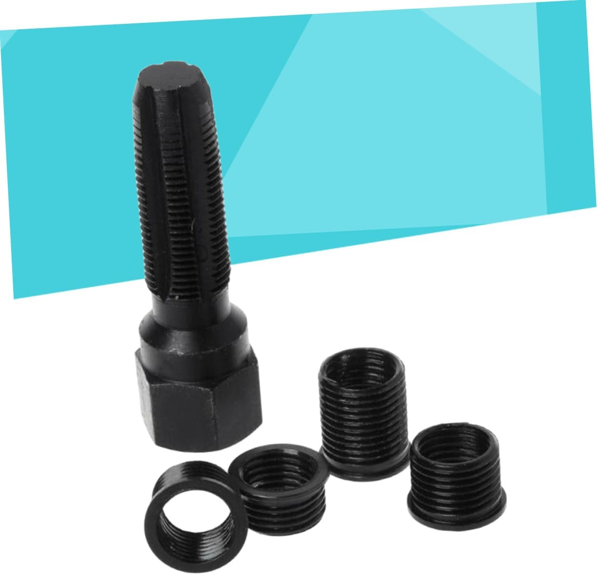 Automotive Ignition Plug Thread Repair Tool Helicoil Kit Repair Kit for Spark Plugs Random Color