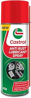 Castrol ANTI RUST LUBRICANT SPRAY for Bikes and Cars (75ML) | Loosens Rust | Protects from Corrosion | Excellent Lubrication | Eliminates squeaks and reduces friction