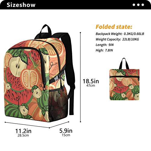 Sac à dos léger fruit Vnurnrn pliable et imperméable pour voyage - 3