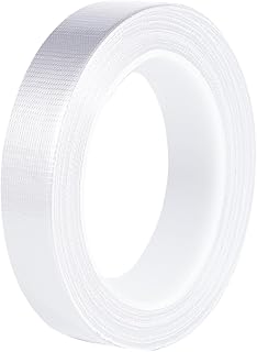 White Duct Tape Heavy Duty, Waterproof Strong Adhesive Duct Tape for Indoor Outdoor Repairs Packaging Arts Crafts Projects, Tear by Hand 1 Inch x 33 Yards