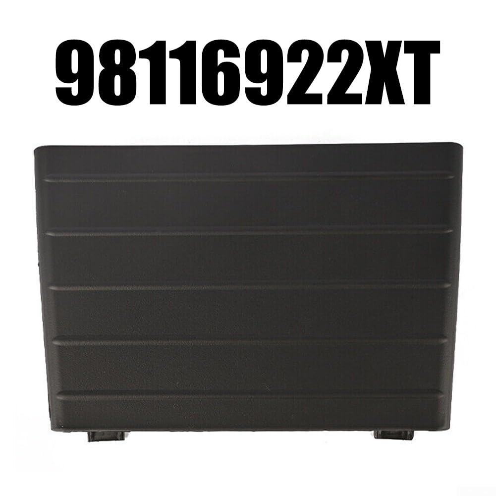 Oniissy Cubierta Rejilla Central Parachoques Delantero – Para Peugeot 3008/5008 2016-2019 (OEM 98116922XT) – ABS Negro