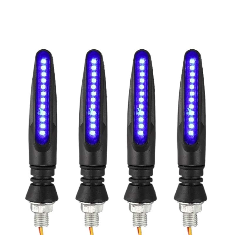 Clignotants pour motos feux stop 12V lot de 2 indicateurs moto et accessoires d'éclairage