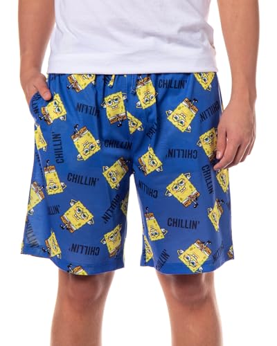 Spongebob Squarepants Pajamas Men's Chillin Lounge PJ Sleep Shorts