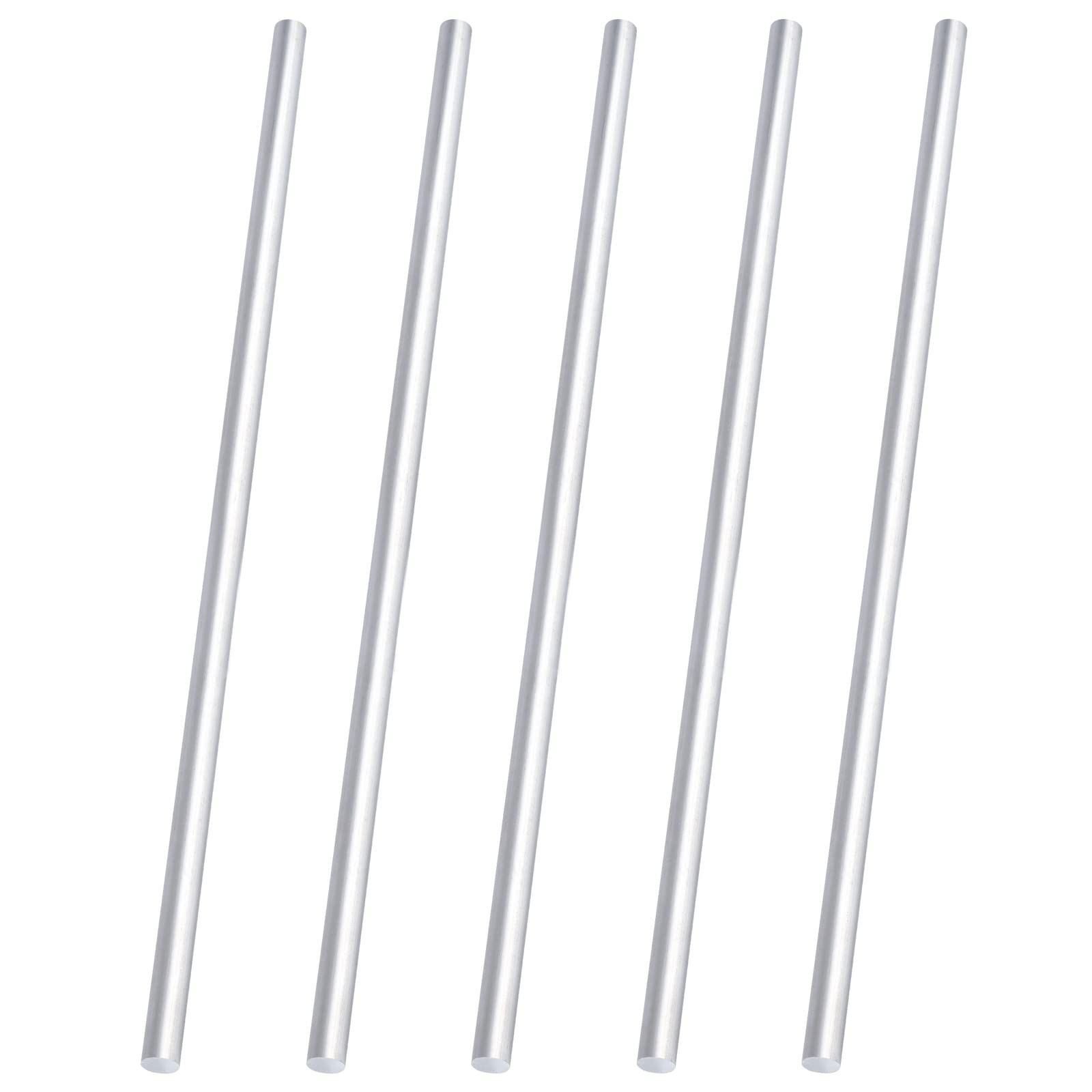 3/8" Diameter 6061 Aluminum Round Rod 13" Long,T6511, Extruded, 0.375" Diameter (3/8x13inch, 5)