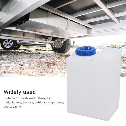 Image of Tbest RV Fresh Water Tank,13.2 Gallon RV Water Storage Tank 15 X 11 X 19.5in Heat Cold PE Fresh Water Tank for Campervans Trailer Boat Yacht