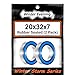 Winter Evening - for X-Maxx/RPM Oversized Inner Bearings 20x32x7mm | 6804-2RS (2 Bearings)