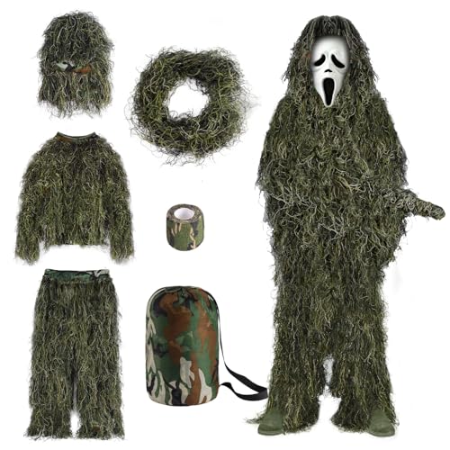 Slendor 6 in 1 Ghillie Suit Review: Affordable Camouflage for Hunters and More