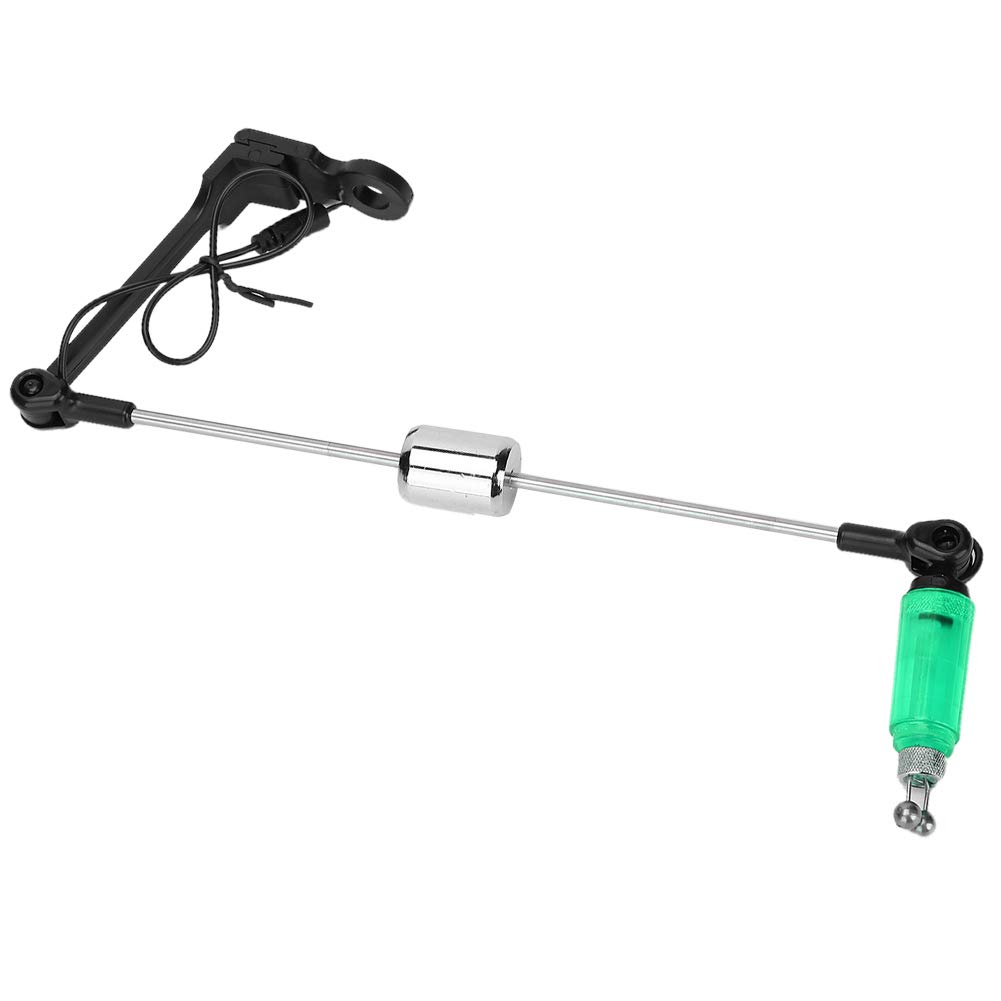 tomvorks Fishing Bite Alarm Signal Device Hanger Swing Bite Indicators, Prevents False Alarms, Compatible with Various Diameters, Stainless Steel and Plastic Material, Easy Warning, for