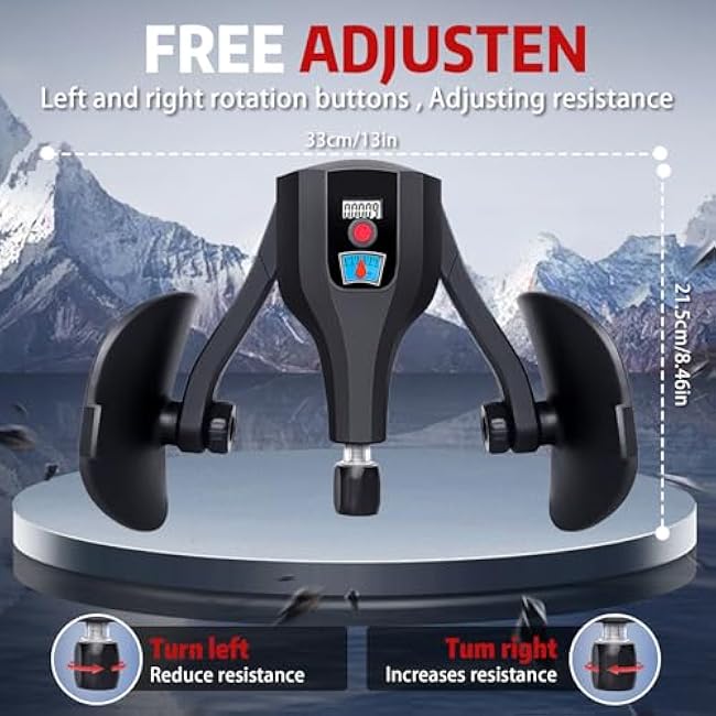 Thigh Trainer 0-132 lbs Adjustable Resistance - Inner Thigh Exerciser for Women & Men, Pelvic Floor Muscle Kegel Exerciser, Butt/Leg Slimmer Excerciser Devices/Trainer