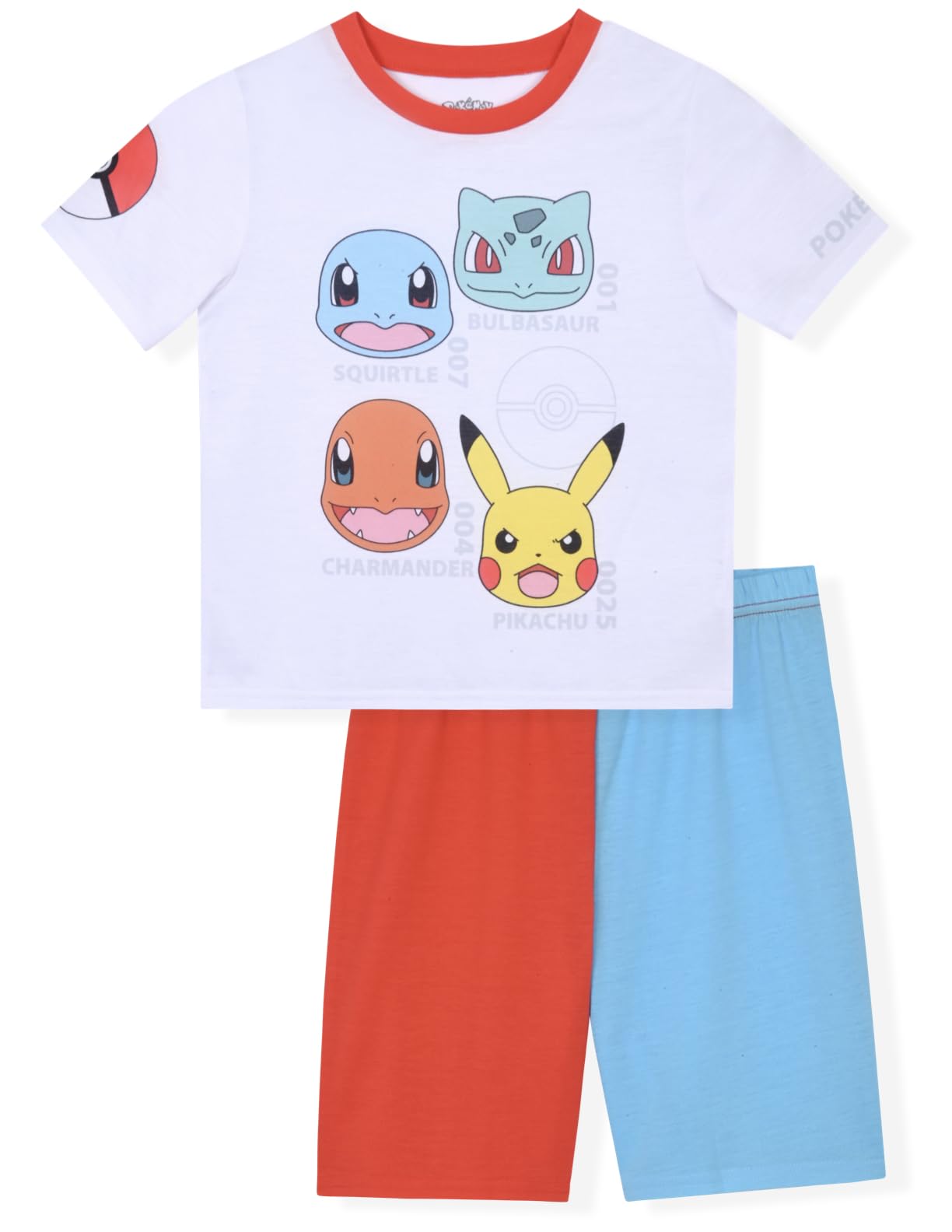 Pokemon Pyjama-Set für kleine und große Jungen