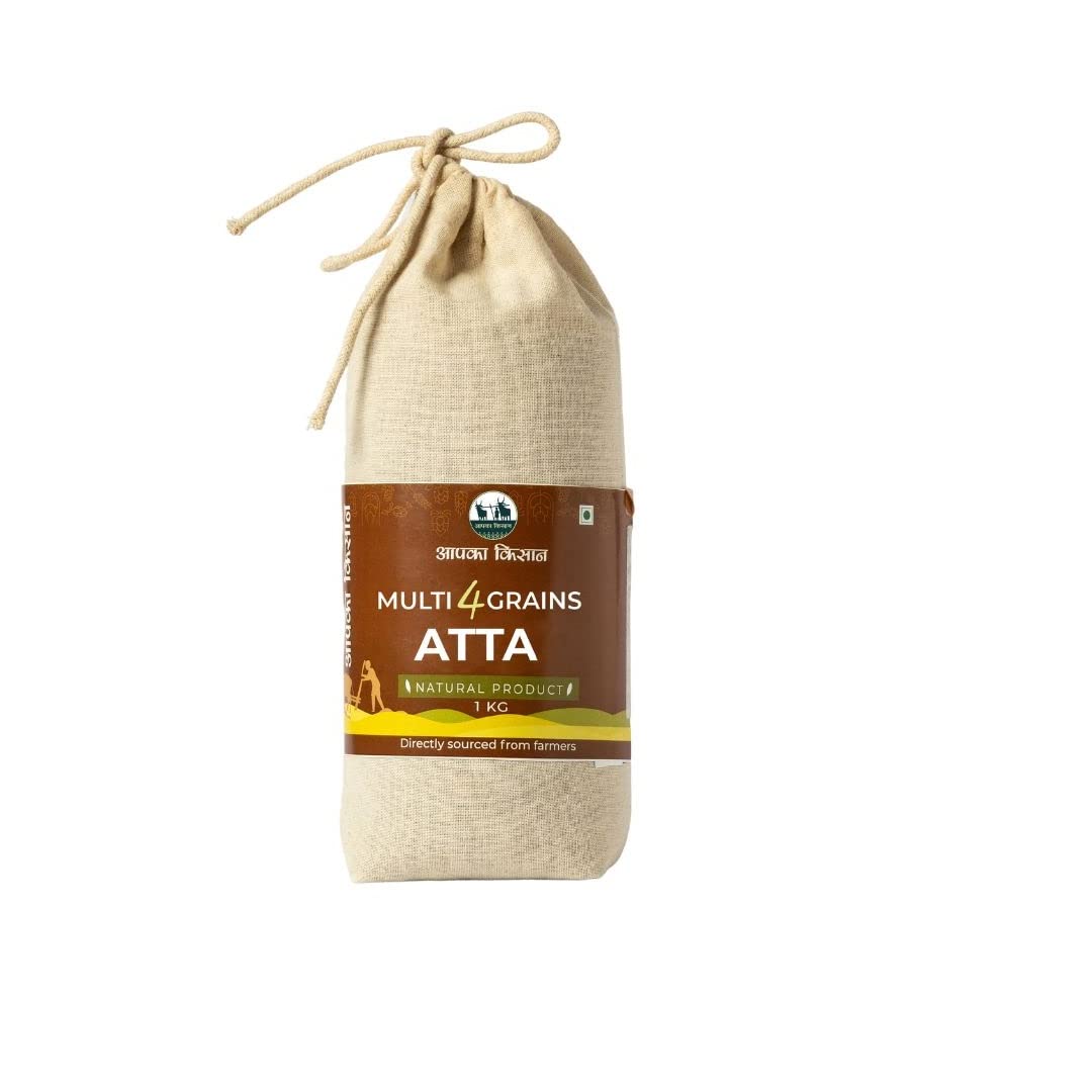APKA KISAN | 3 KG | MULTI GRAIN CHAKKI FRESH PREMIUM ATTA | ORGANIC | NO PRESERVATIVE | PESTICIDE & CHEMICAL FREE | WHEAT, MAIZE, JWAR & BAJRA FLOUR | (B0B7JPQNF9) Amazon Price History, Amazon Price Tracker