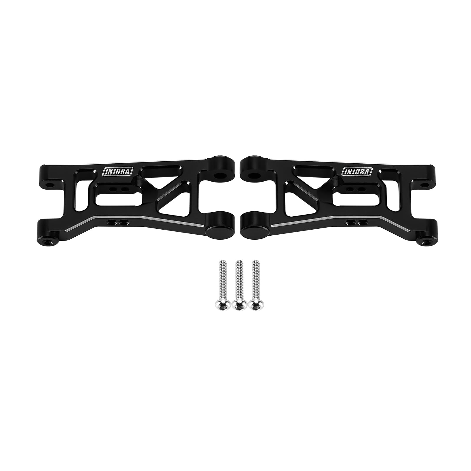 INJORA Bracci di Sospensione Anteriori e Posteriori in Alluminio, Fuselli Anteriori, Supporti Caster C-Hubs, Mozzi Posteriori per 1/24 Buggy Losi Micro-B 1/28 Micro-T Upgrade
