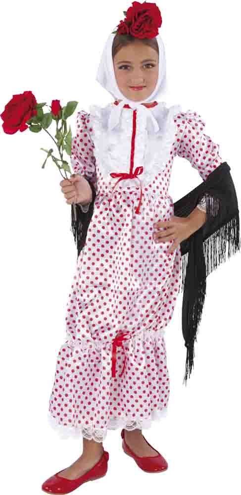 Rubies Disfraz Chulapa para niñas, Vestido básico de lunares, Oficial Rubies para San Isidro, Chulapa madrileña