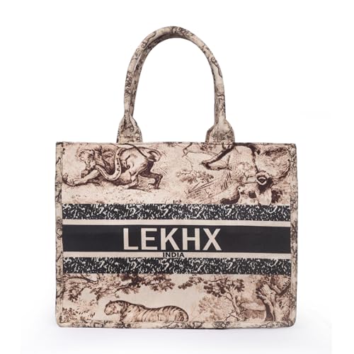 Image of LX LEKHX Women's Tote Bags - Stylish Handbags for Office, College & Party Use | Spacious & Trendy Shoulder Bag for Work, Casual & Evening | Durable, Lightweight & Fashionable Tote for Women