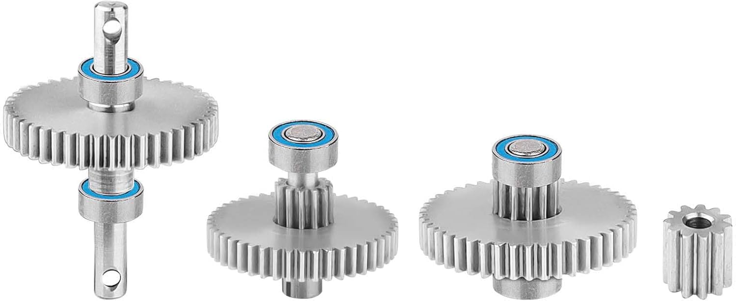 HobbyPark Steel Transmission Gears Set Upgrades for TRX4M Bronco Defender TRX4MT 1/18 RC Crawler Car (40.3:1)