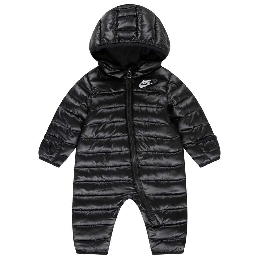 Nike Black Baby Solid Snowsuit In - 18 Mths