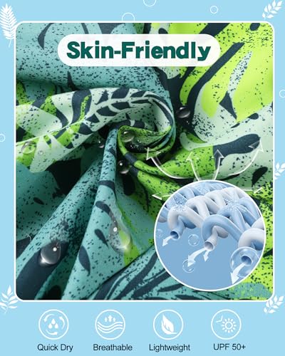 Boys Swim Trunks with Compression Liner Teen Kids Swimsuit Youth Swim Shorts Quick Dry Swimming Trunks & Board Shorts4