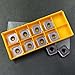 SEMT13T3AGSN-JM Carbide Insert 10pcs for CNC Milling Tools, Indexable Turning Tool Inserts, for Cast Iron and Hard Materials, High Grip & Wear Resistant Steel for Industrial Machining