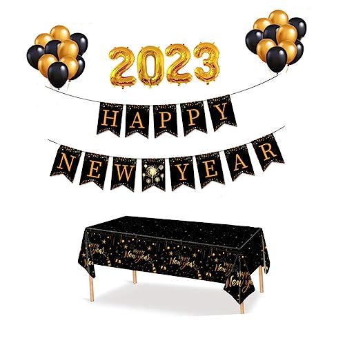 Nappe de Nouvel an imperméable pour protéger la table de fête des taches