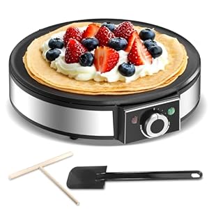 SNAILAR Elektrische Crepesmaker 1200 W