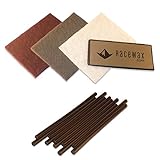 RaceWax Ptex Ski Snowboard Base Repair Kit: 10 black p-tex, metal scraper, 3 buffing pads