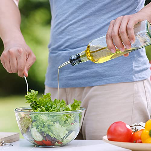 Aceitera de vidrio antigoteo Leaflai de 500 ml para servir con total precisión 8