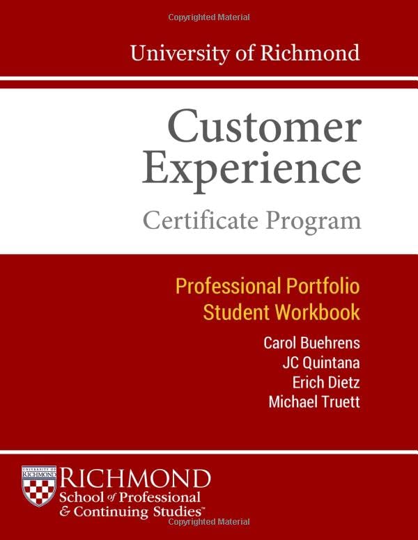 University of Richmond Customer Experience Certificate Program