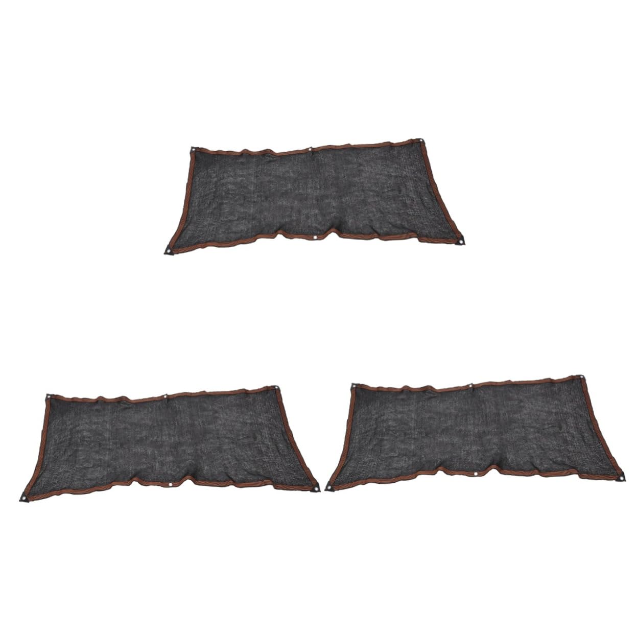 Accessoires de filet d'ombrage 3 pièces pour aménager un balcon
