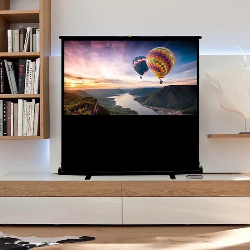 Pantalla portátil de proyección 60 pulgadas con soporte miniatura 5