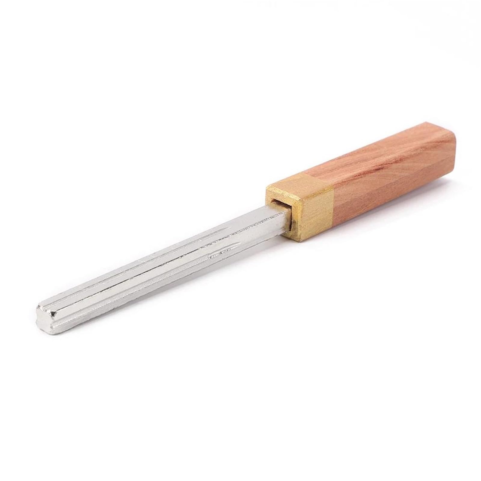 strumenti per la riparazione di chitarre Accessori Per Strumenti A Corda Per Incoronazione Di Tasti Per Chitarra Rifinitura File Per Liutaio(Wooden Quadrilateral)