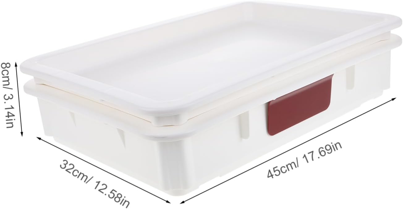 Homemade Bread Dough Proofing Container with Lid Compact Pizza for Easy Storage and Refrigeration Versatile Kitchen Tool and Organization