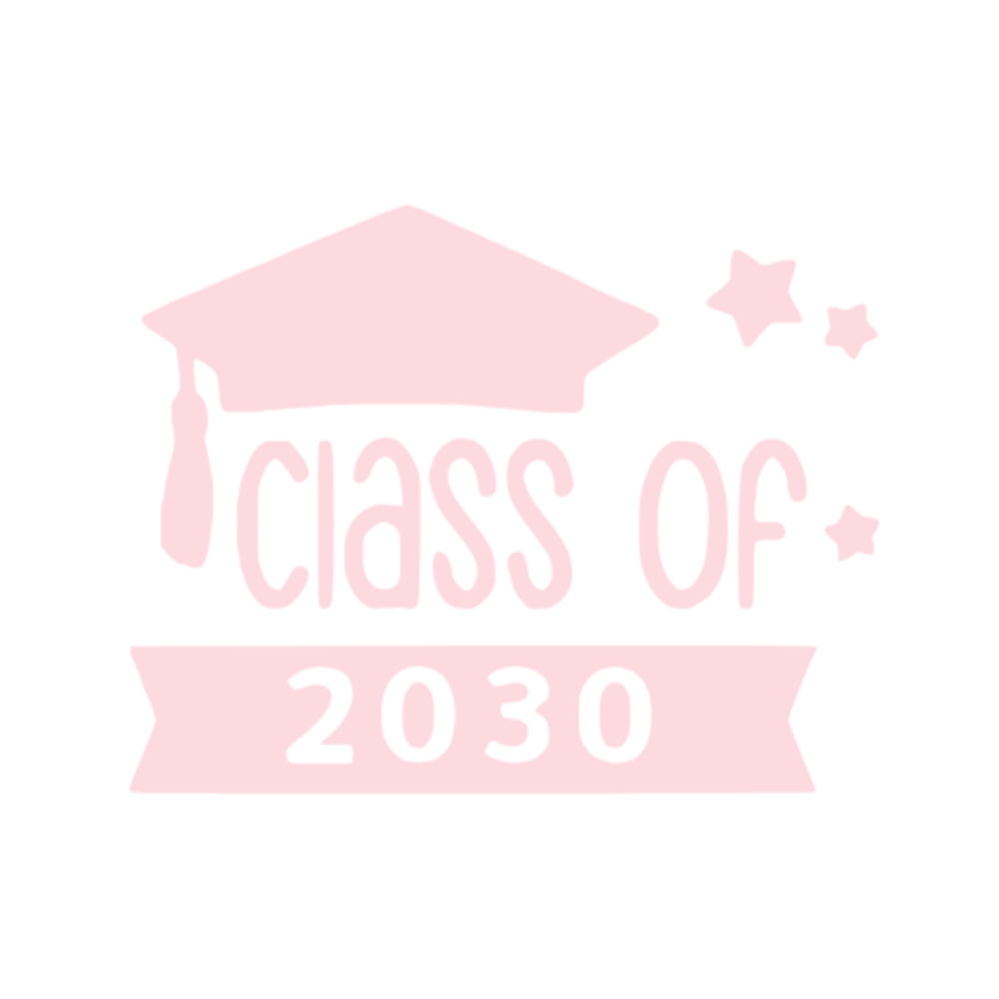 Bleacher Spirit Class of 2030 Stars Decal, Graduation Iron On Decal, DIY Craft, Heat Transfer, Senior Tshirt Patch, Vinyl Applique for Shirt, Pick