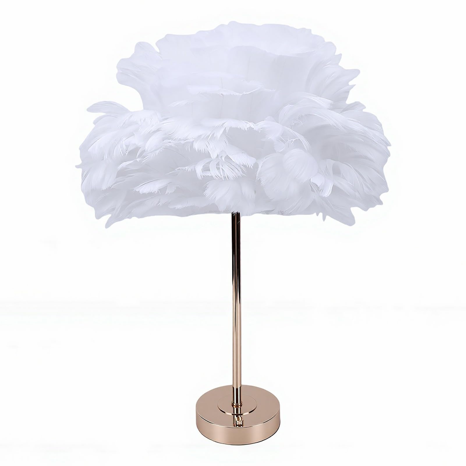 Marhynchus Luz Nocturna de Plumas Modernas, Regulable por Tacto (WHITE)