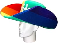 Vista 27 de FOAM PARTY HATS: Pride Hats Pride Rainbow Wide Top