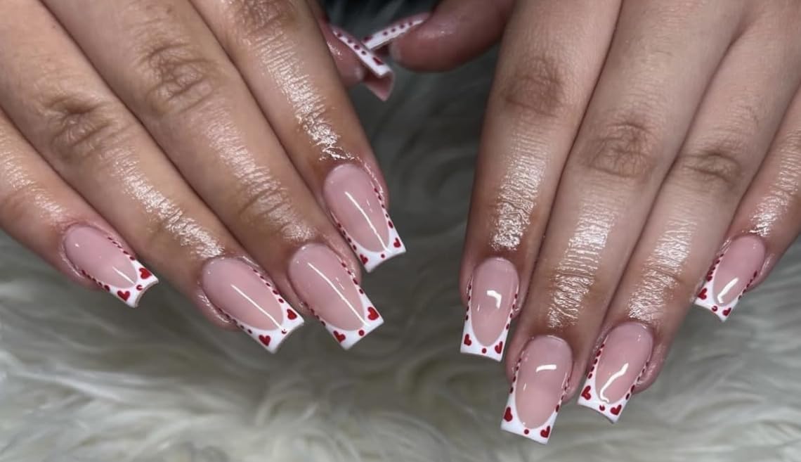 Square Medium Starter Kit | NABulous | Soft Gel Tips Kit | Square Shaped | Medium Length |Complete Nail Kit | pH Bonder | Primer | Extend Gel | Top Coat | Clear, DIY (Square Medium)