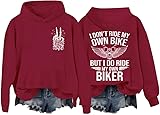 Photo Gallery i don t ride my own bike but i do ride my own biker sweatshirt, i don t ride my own bike but i do ride my own biker, claret-1, xl Photo Gallery i don t ride my own bike but i do ride my own biker sweatshirt, i don t ride my own bike but i do ride my own biker, claret-1, xl