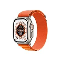 Apple Watch Ultra (GPS + Cellular, Cassa 49mm) Smartwatch con robusta cassa in titanio e Alpine Loop...
