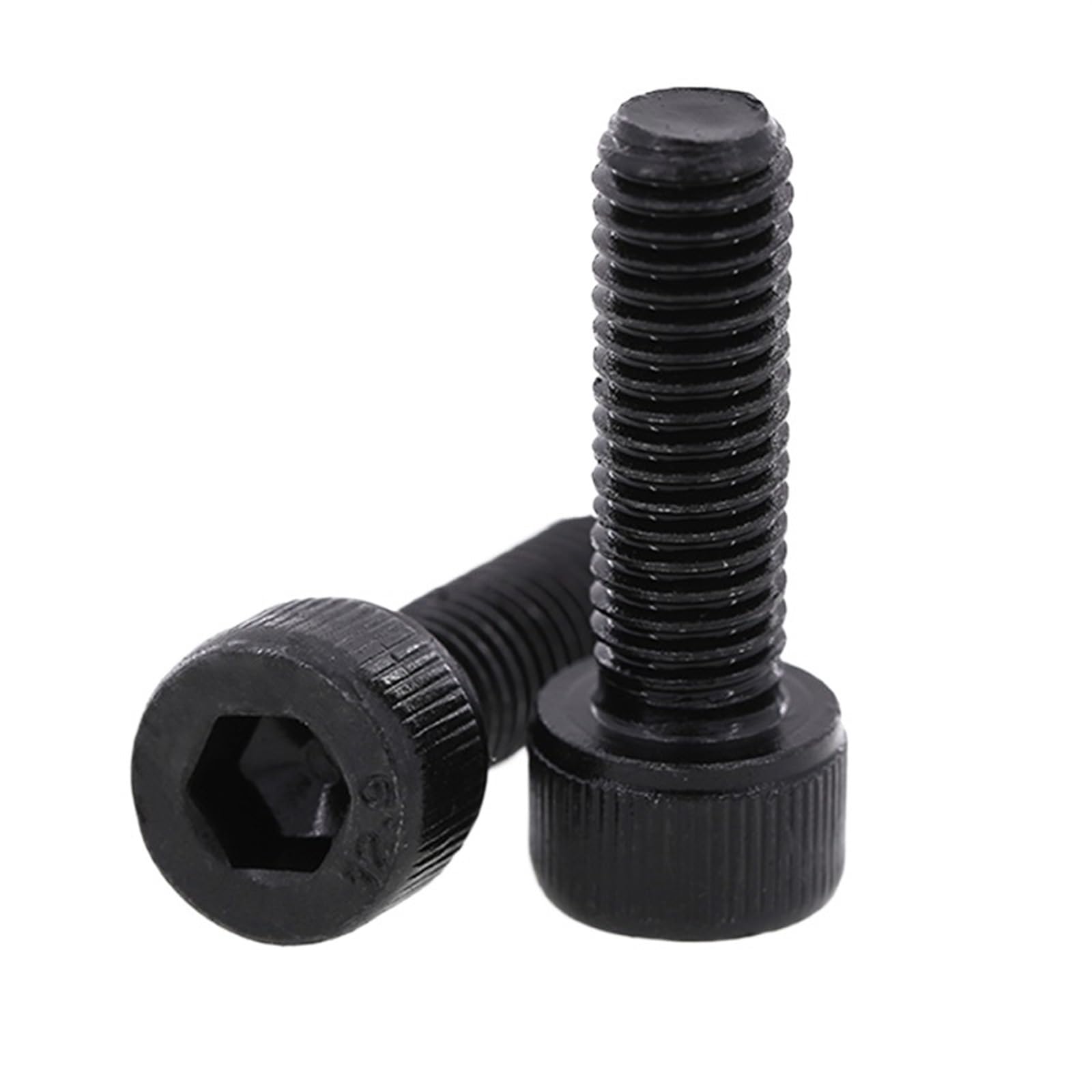 sourcingmap M4 x 40mm 12,9 di acciaio in lega di Viti testa esagonale nero bulloni 20pz