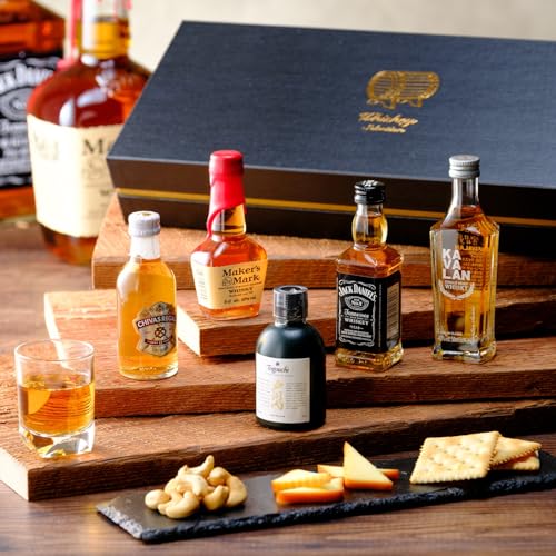 ノーブランド品 ウイスキー飲み比べ5本セット 50ml