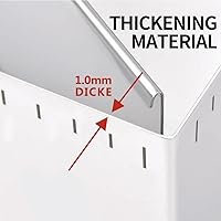 Vista 6 de Guowall Molde de anillo extensible de acero inoxidable para tartas con forma cuadrada desmontable, molde de mousse antiadherente para herramientas