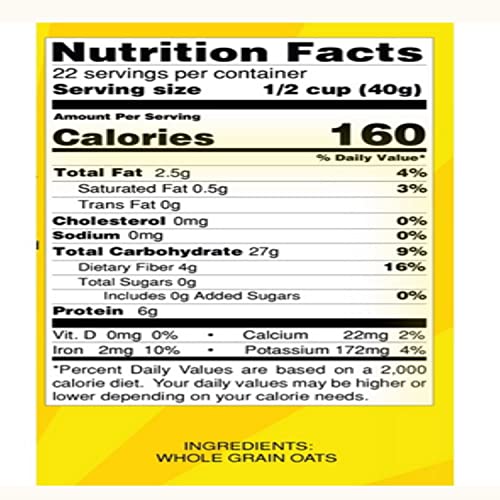 Gf Harvest Gluten Free Organic Rolled Oats, 32 Ounce Bag, Oat #TOP6