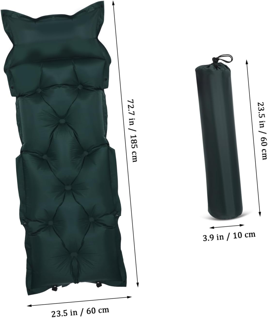 Automatic Inflating Mattress Camping Pad Self Inflating Portable Hiking Sleeping Mat Comfortable Camping Air Mattress